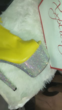 Load and play video in Gallery viewer, Mustard thigh high fringe boots
