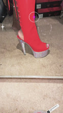 Load and play video in Gallery viewer, Red knee high boots
