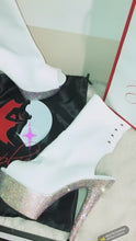 Load and play video in Gallery viewer, Custom White ankle boots *clearance*
