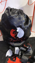 Load image into Gallery viewer, Black bonnet w/ glitter edge band
