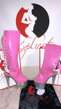 Load image into Gallery viewer, Pink knee high boots

